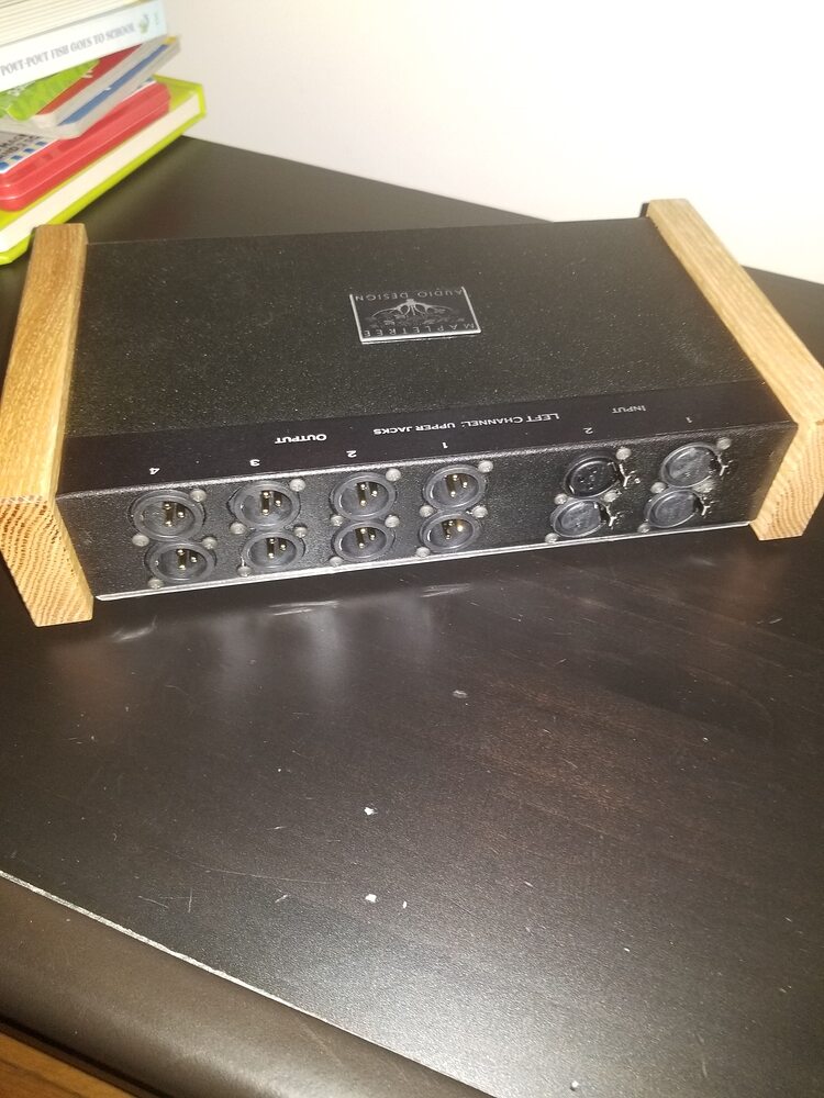 MAPLETREE Audio Custom LR1 pro splitter XLR balanced 2 in / 4 out audio