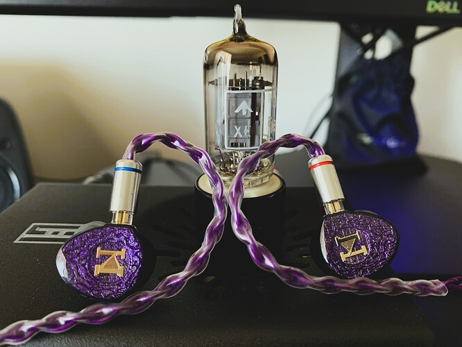 ISN Audio H20 & NICEHCK PurpleSE_tube pose