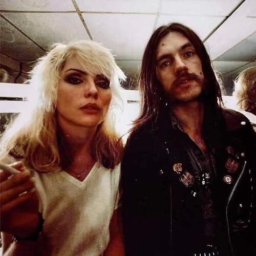 Debbie Harry and Lemmy Kilmister 1978
