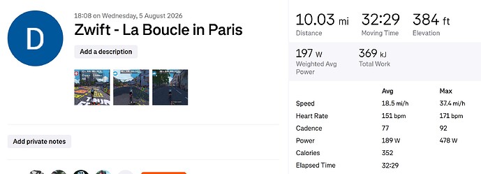 La Boucle Stats