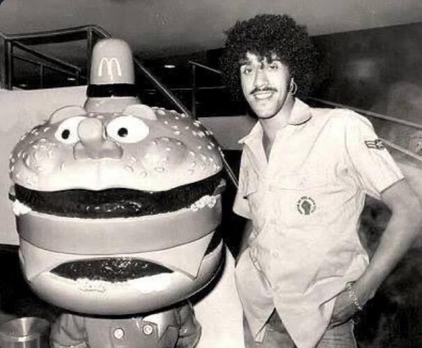 Officer Big Mac and Thin Lizzy's Phil Lynott