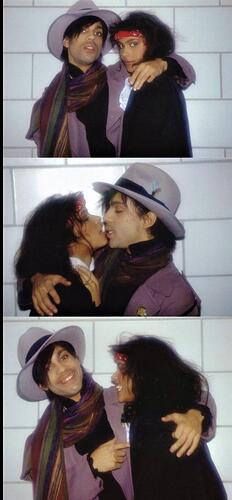 Prince  and Vanity in 1983