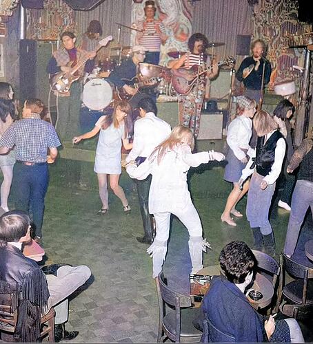 Frank Zappa & The Mothers of Invention at the Whisky-A-Go-Go on Sunset Boulevard in West Hollywood in 1966