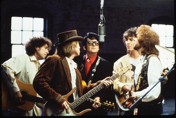 The Traveling Wilburys in 1988