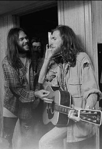 Neal Young and Graham Nash