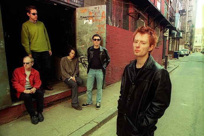 Radiohead in 1995