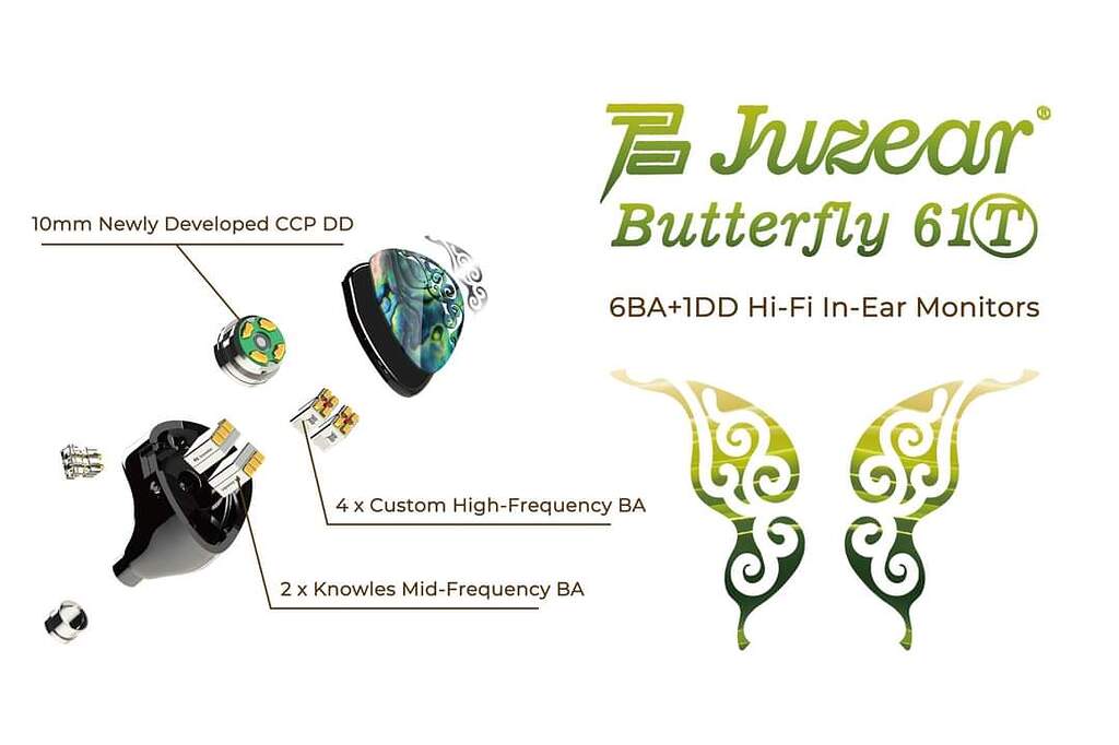 Juzear 61t 6+1 Hybrid IEM June 2024 - In-Ear Monitors (IEM