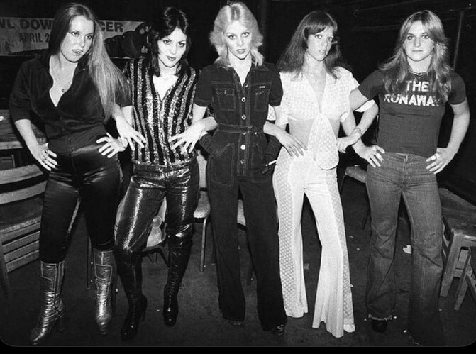 The Runaways in 1976