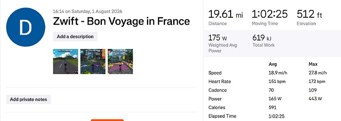 Bon Voyage Stats