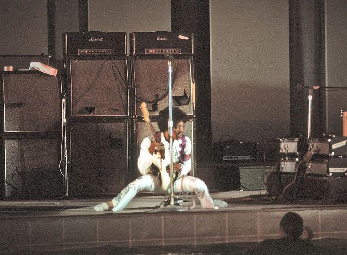 Jimi Hendrix in 1968
