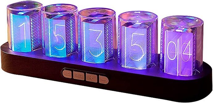 Nixie tube clock