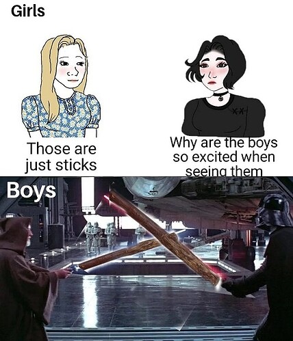 Stick boys