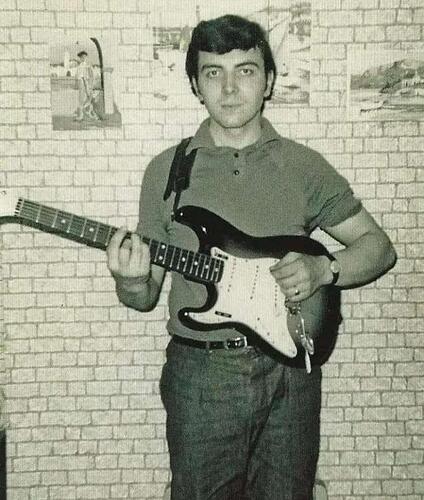 Tony Iommi as a teenager mid-1960s