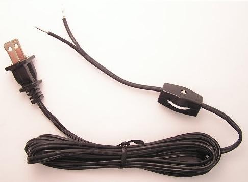 Lamp cord with inline switch