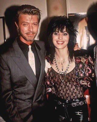 David Bowie and Joan Jett