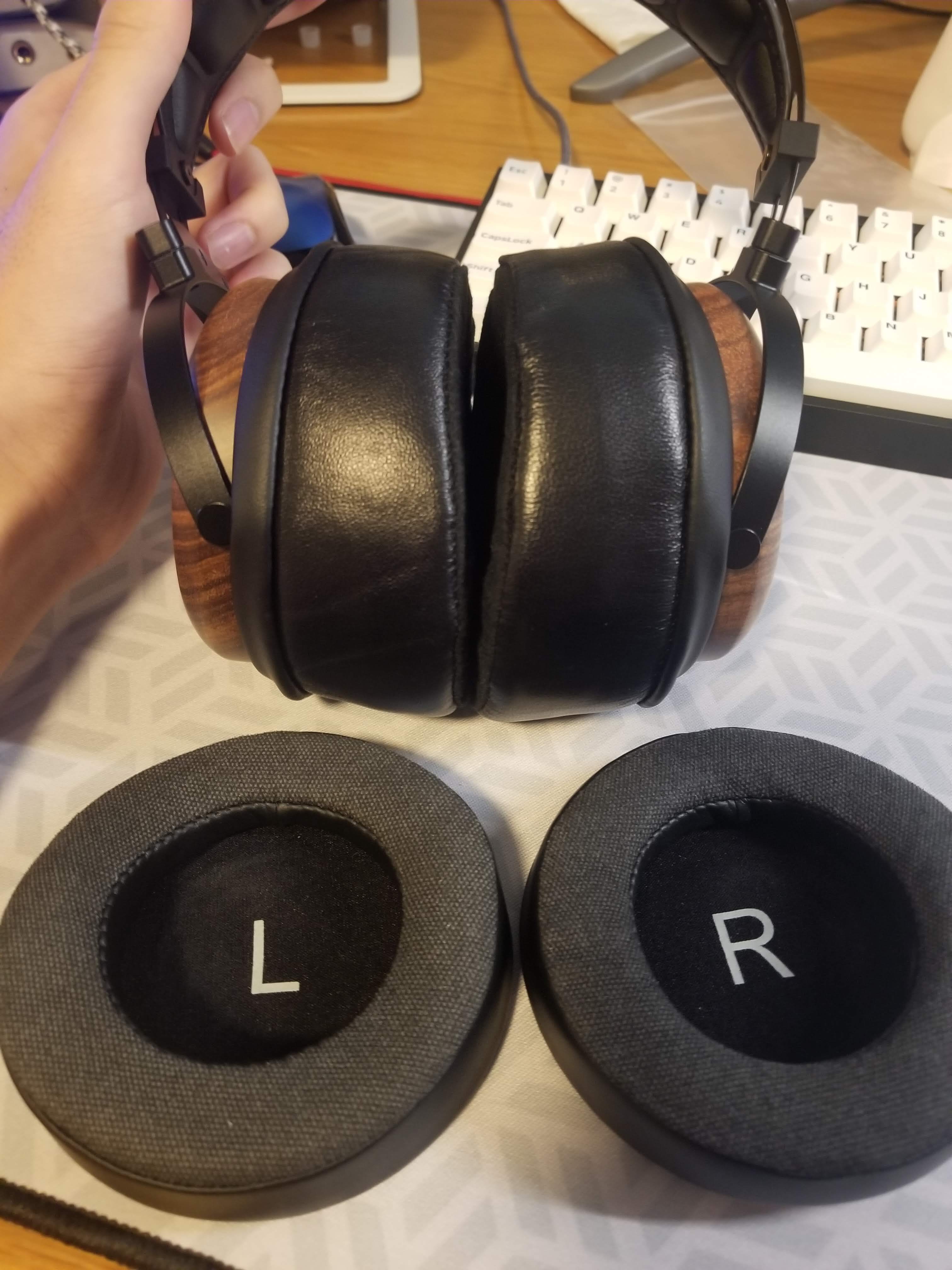 A Pair SIVGA Phoenix Replacement High Protein Leather Ear Pads 